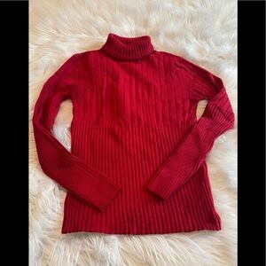 NO BOUNDARIES women red sweater /Juniors M 7/9